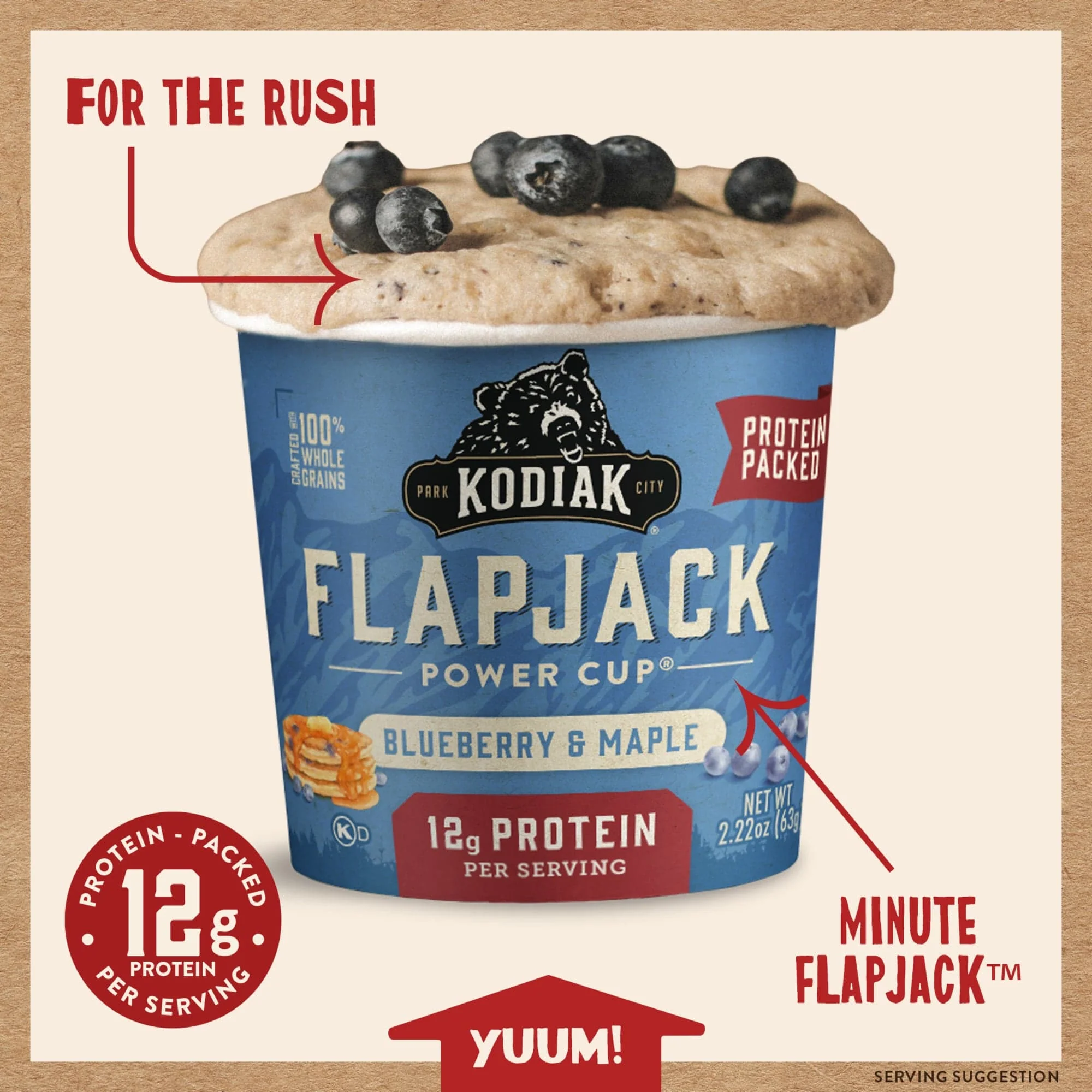 Blueberry & Maple Flapjack Cup - Image 3