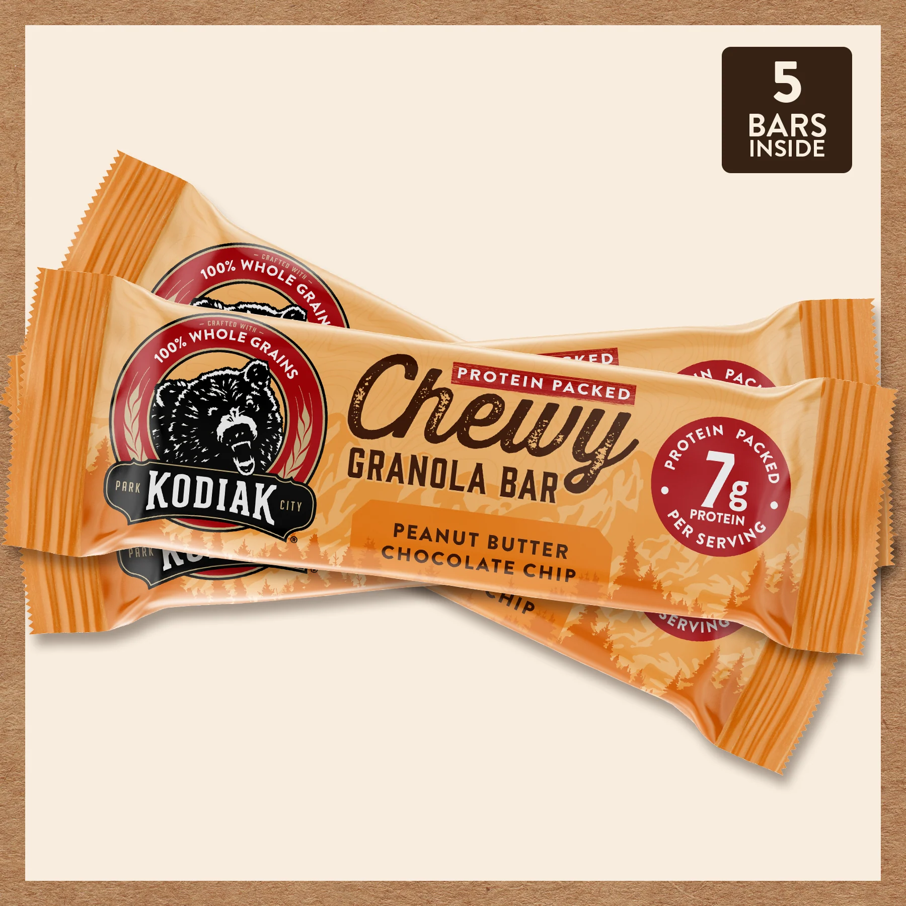 Peanut Butter Chocolate Chip Chewy Bars - Image 3